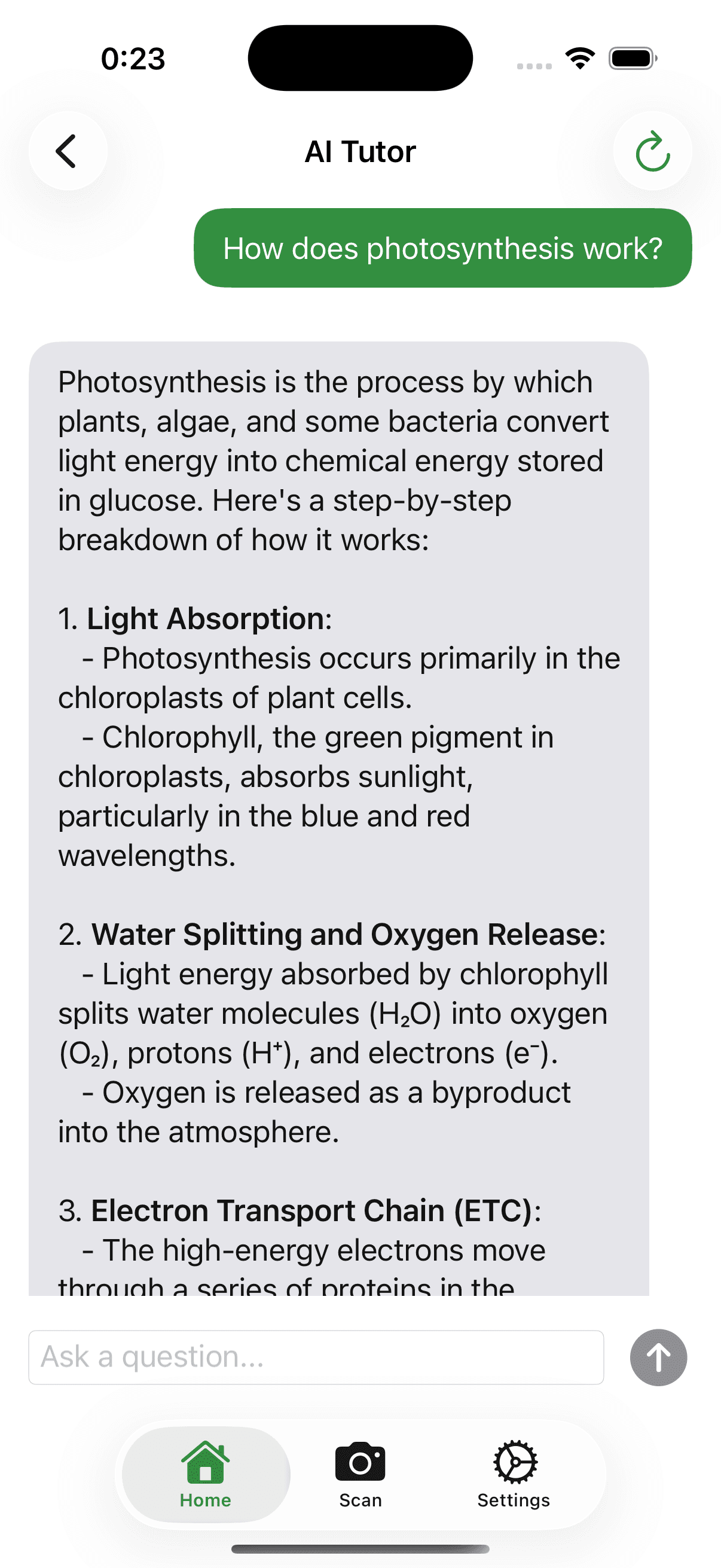 AI Biology Tutor